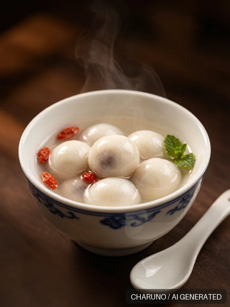 美食汤圆 · 图库,第 1 张生成图片