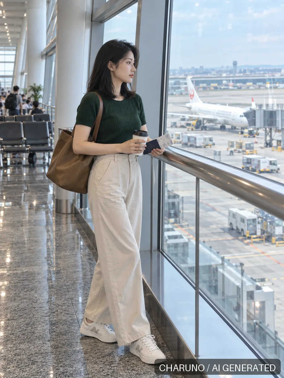 多彩日常·候机慢读，第 5 张生成图片