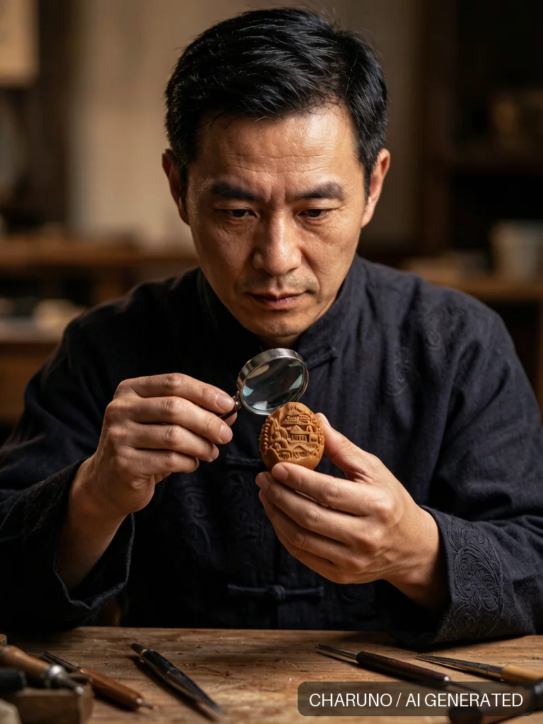 核雕匠人 · 图库，第 7 张生成图片