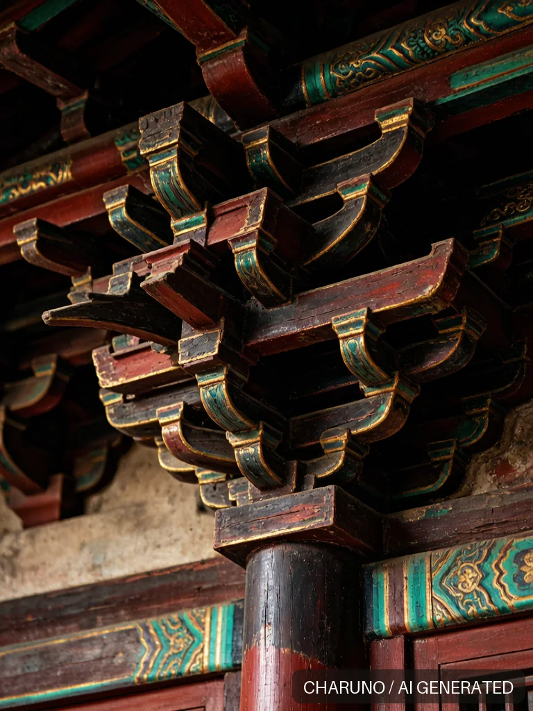 古建斗拱 · 图库，第 5 张生成图片