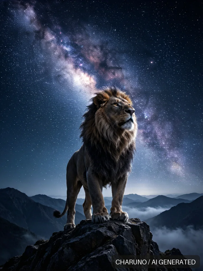 狮子奇幻传说 · 虚构狮子角色，第 2 张生成图片