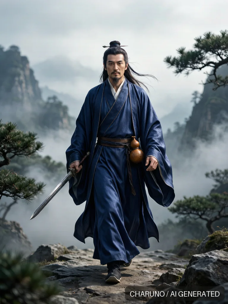 剑仙吕洞宾 · 图库，第 4 张生成图片