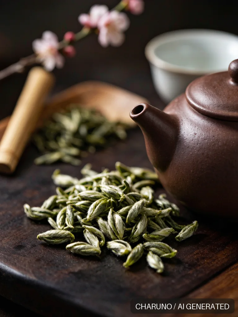 碧螺春茶 · 图库,第 1 张生成图片
