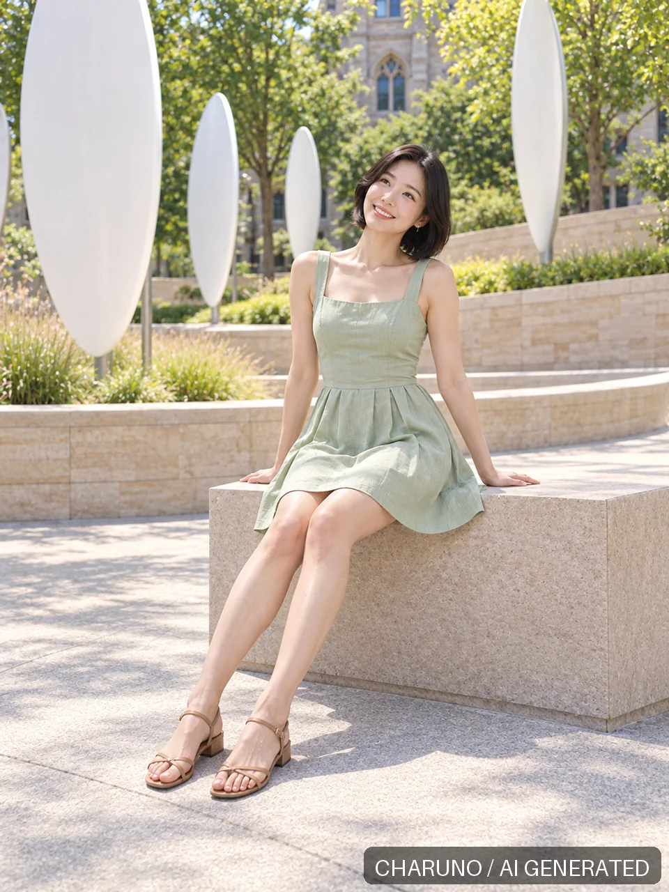 谢绫·学院夏光·晴夏八景，第 5 张生成图片