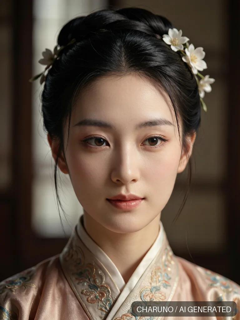 明代仕女 · 图库，第 5 张生成图片