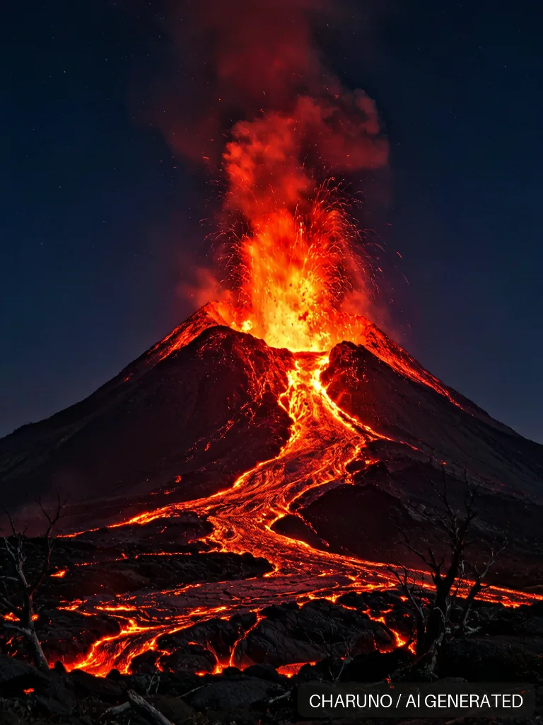 火山熔岩 · 图库，第 8 张生成图片