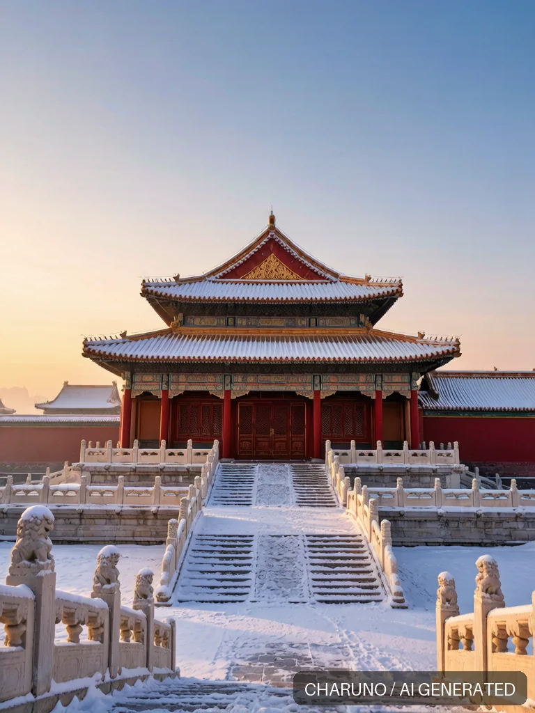故宫雪景 · 图库，第 6 张生成图片