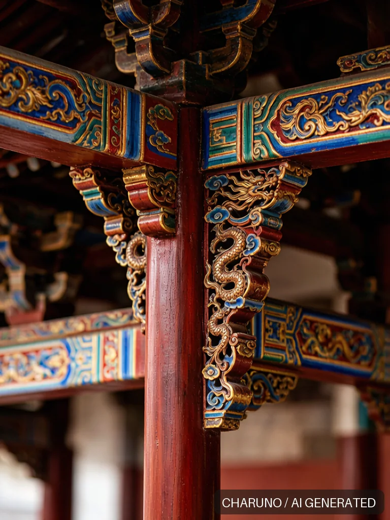 雕梁画栋 · 图库,第 2 张生成图片