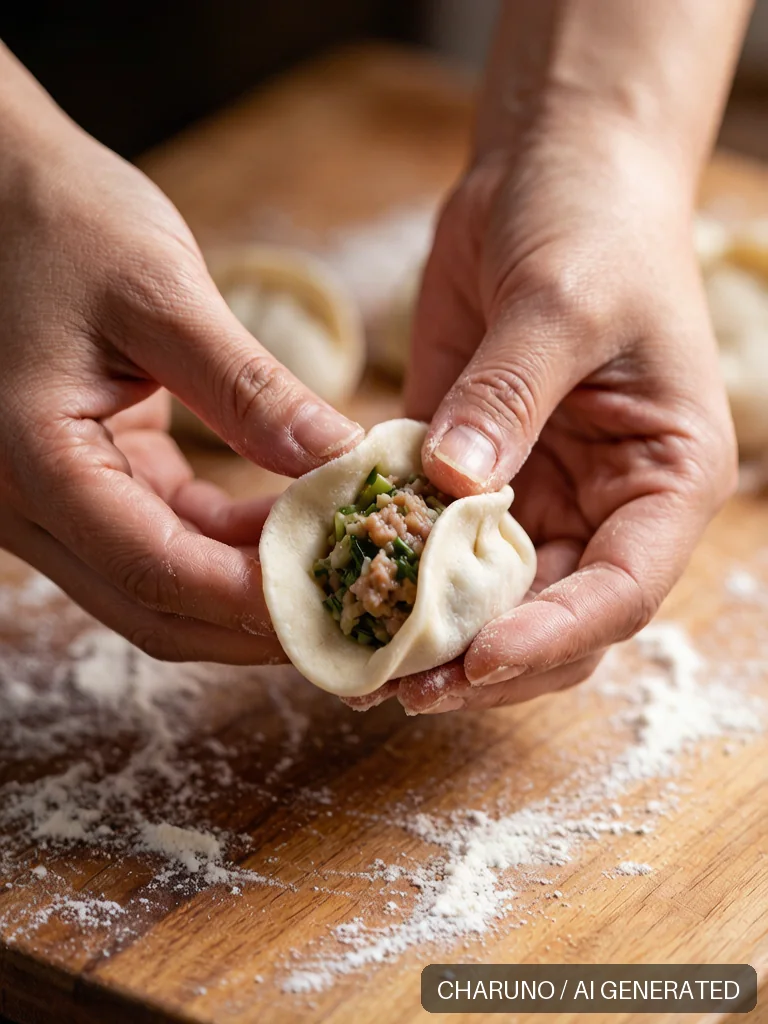 包饺子 · 图库，第 3 张生成图片