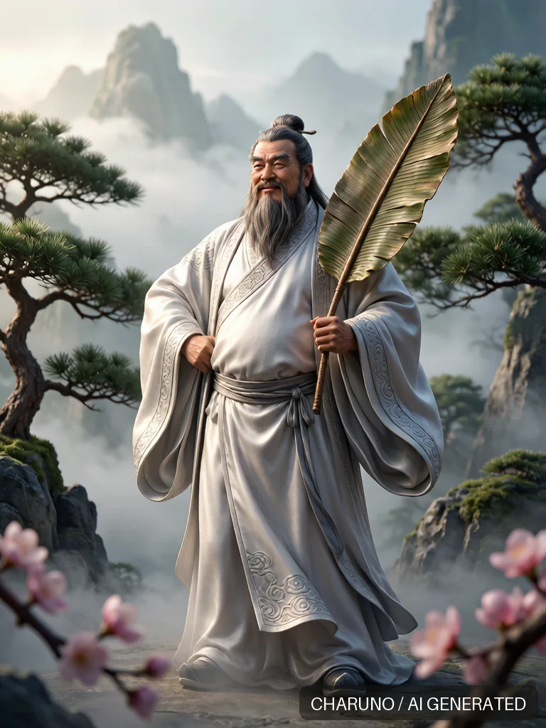 蒲扇钟离 · 图库，第 8 张生成图片