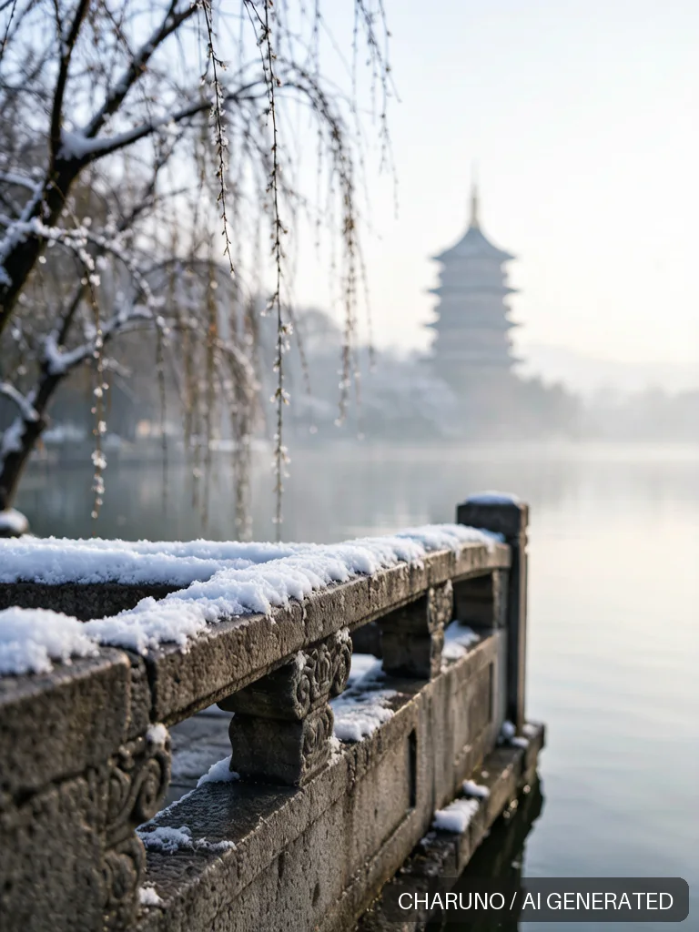西湖断桥 · 图库,第 2 张生成图片