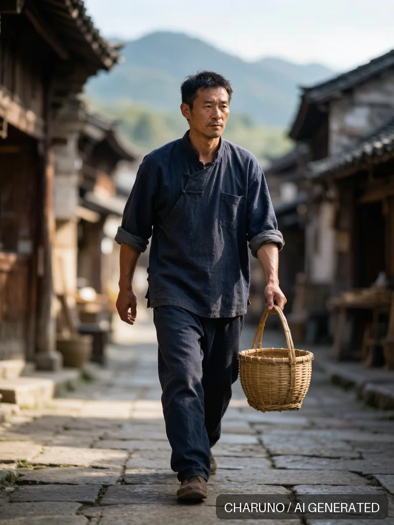 竹编匠人 · 图库,第 4 张生成图片