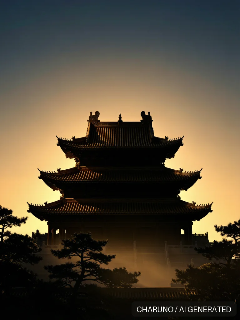琉璃瓦顶 · 图库，第 4 张生成图片
