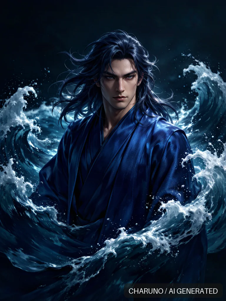 水神共工 · 图库,第 2 张生成图片
