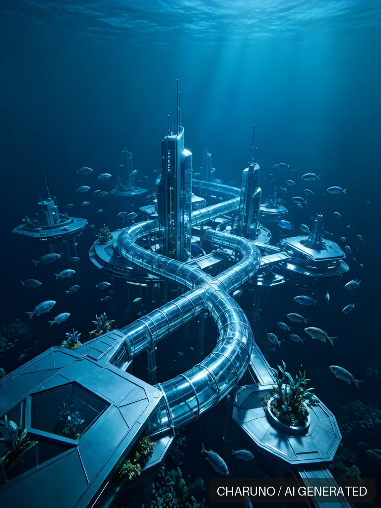 深海科幻基地 · 场景视觉：剧情场景