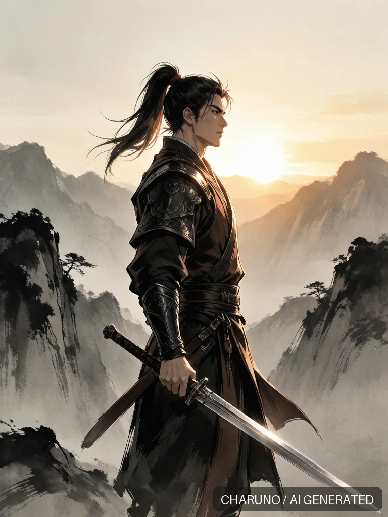 武侠剑客 · 图库,第 6 张生成图片