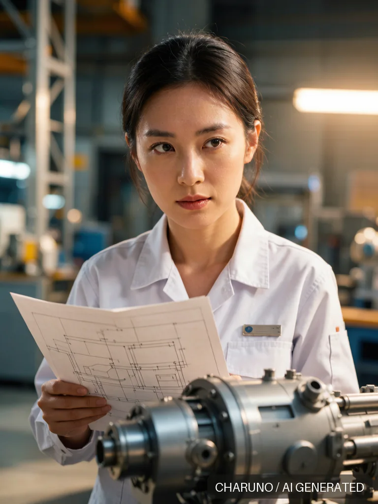 女航天工程师 · 图库，第 3 张生成图片