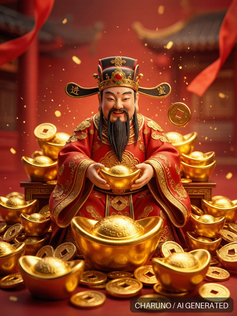 迎财神 · 图库，第 3 张生成图片