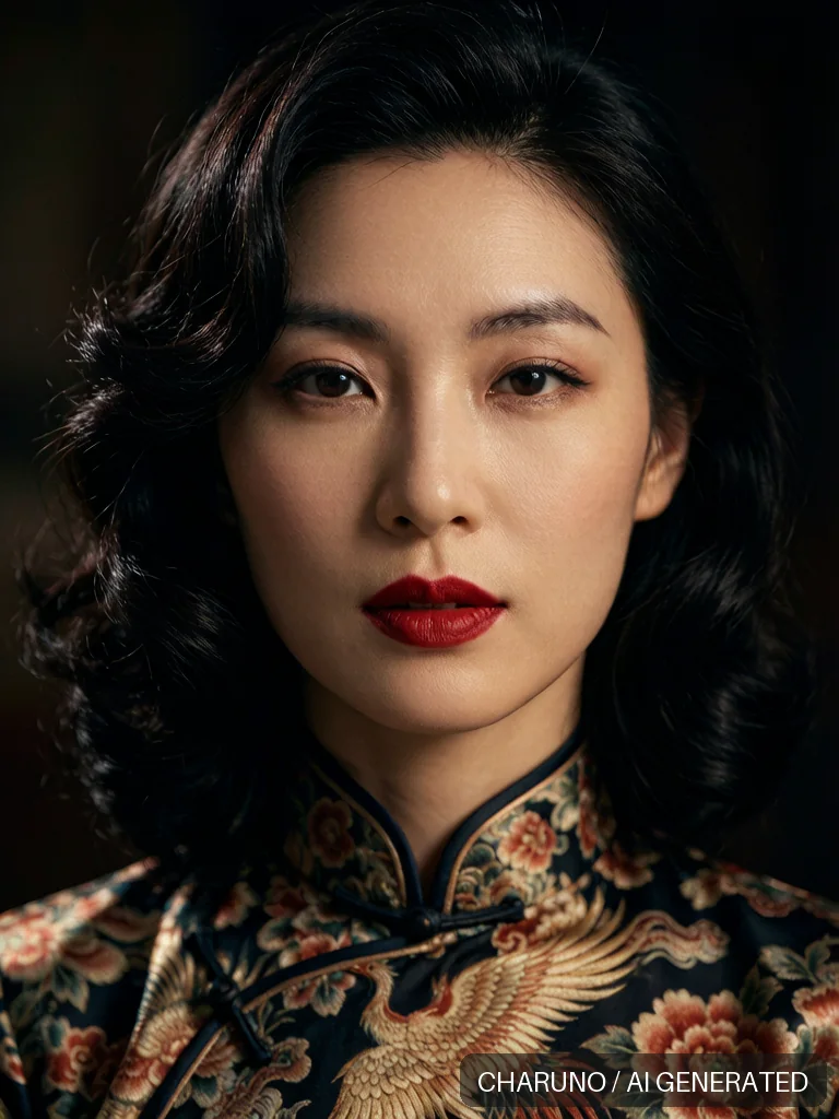 复古港风女郎 · 图库，第 5 张生成图片