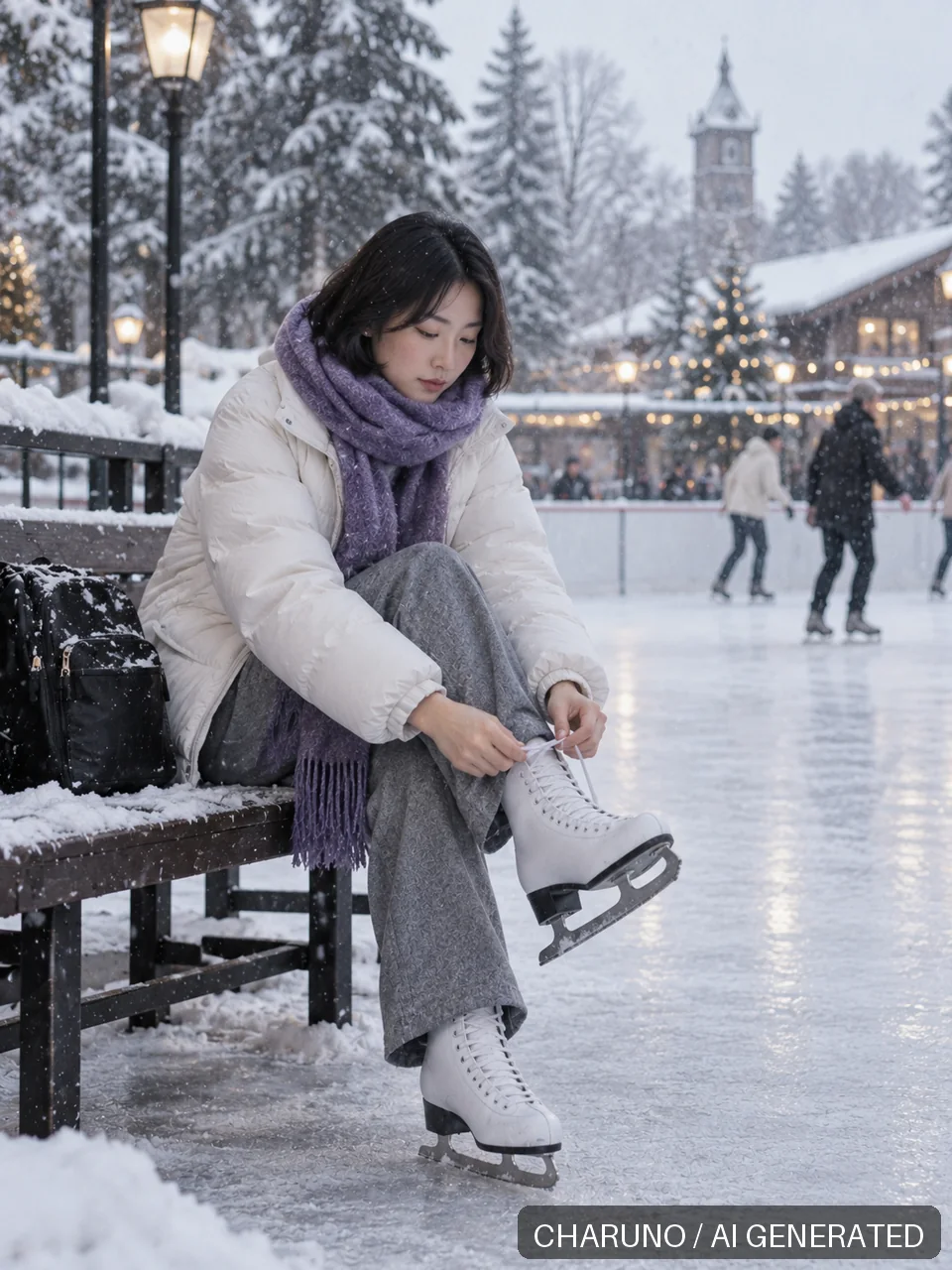 多场景新写真·雪城冬日记录，第 3 张生成图片