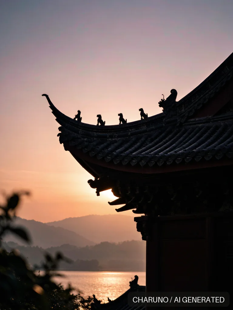 飞檐翘角 · 图库，第 4 张生成图片