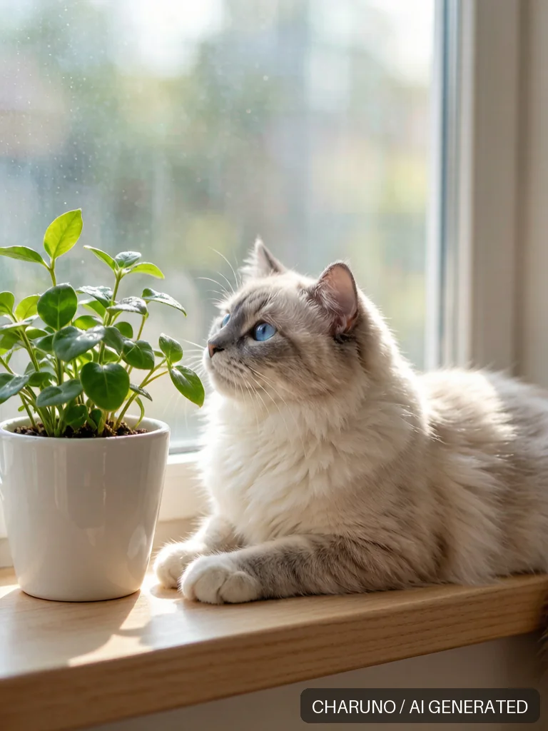 温柔疗愈猫咪 · 图库，第 5 张生成图片