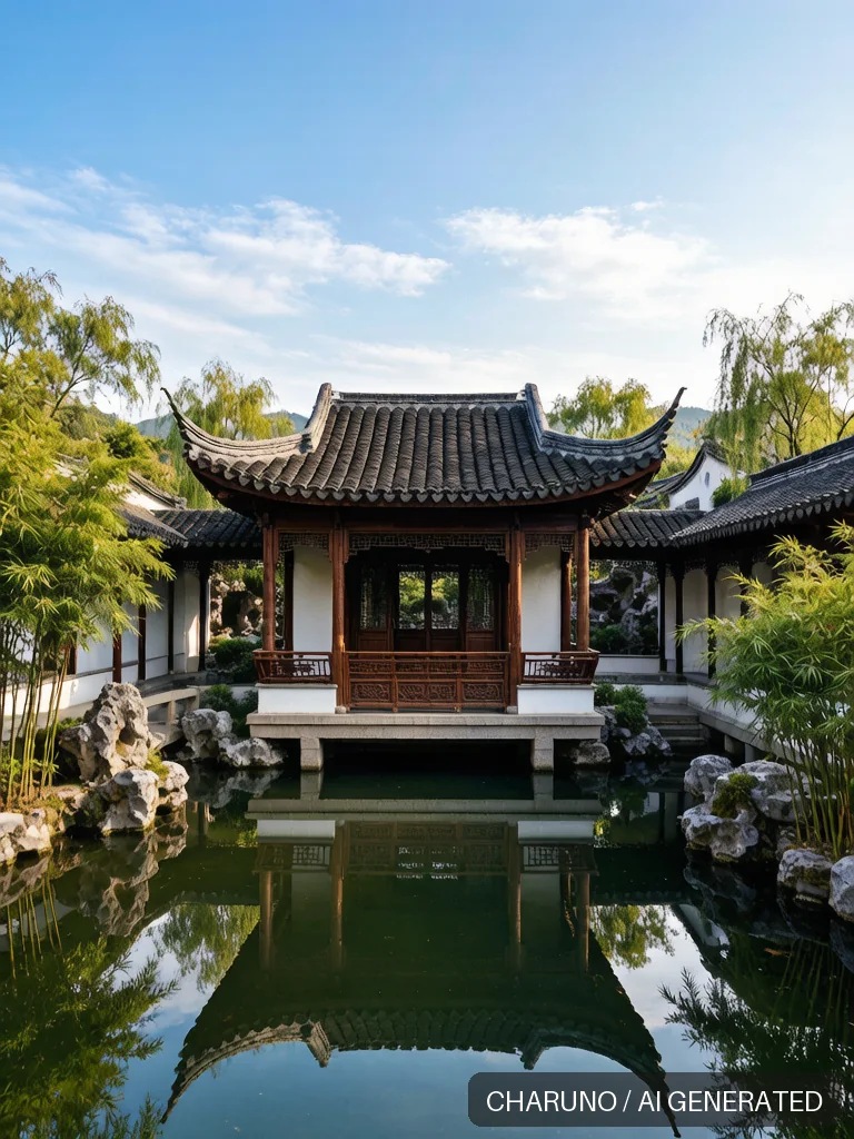 园林水榭 · 图库，第 8 张生成图片