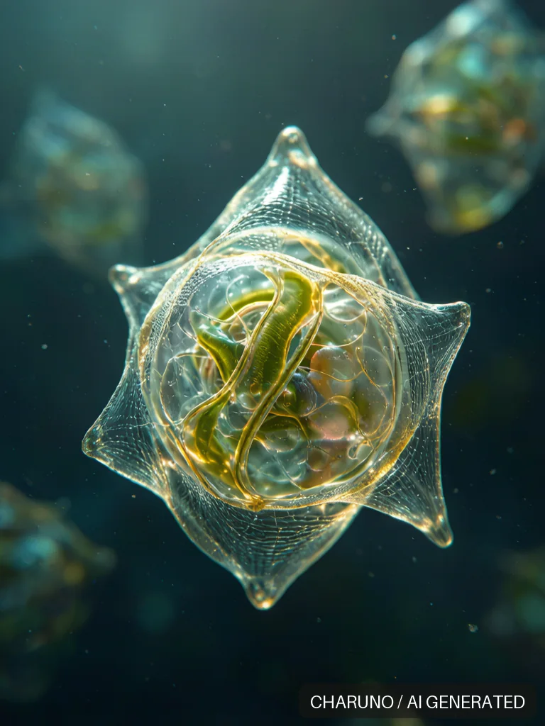 微观微生物世界 · 场景视觉，第 4 张生成图片