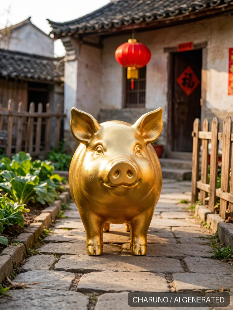 生肖金猪 · 图库，第 5 张生成图片