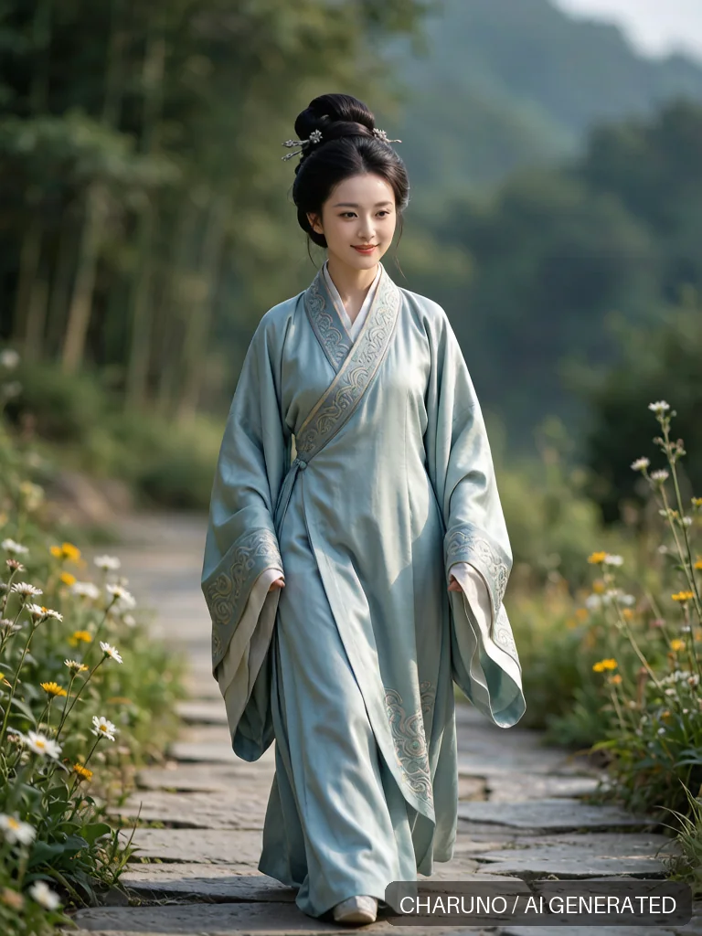 汉代仕女 · 图库，第 4 张生成图片