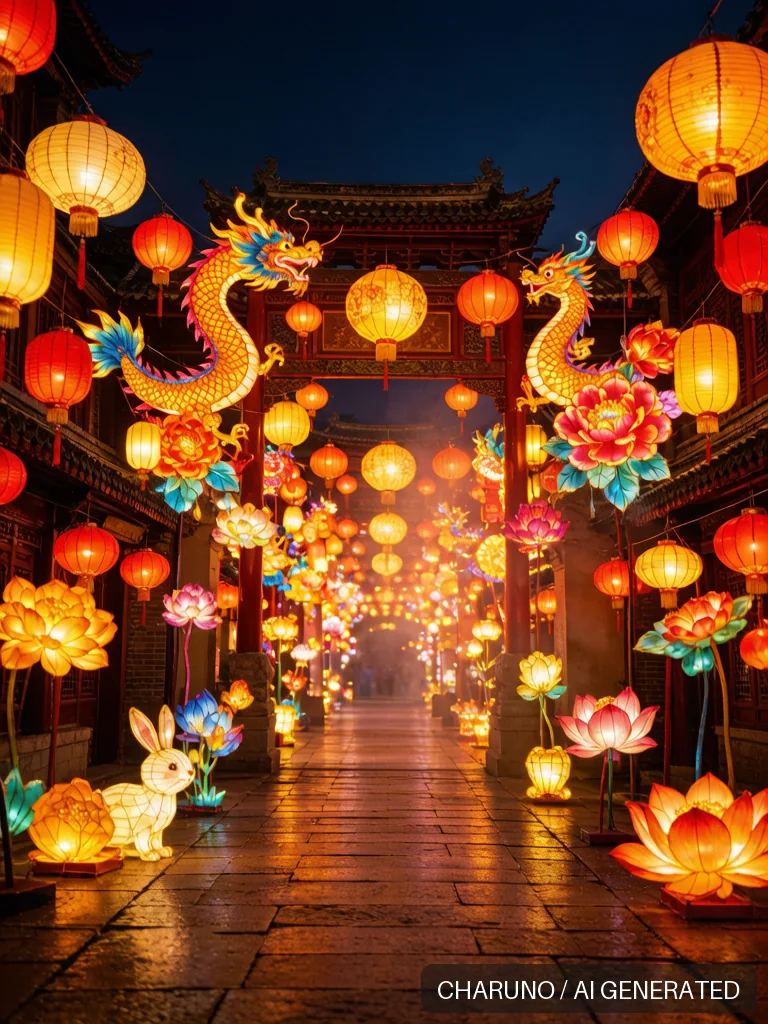 赏花灯 · 图库，第 4 张生成图片