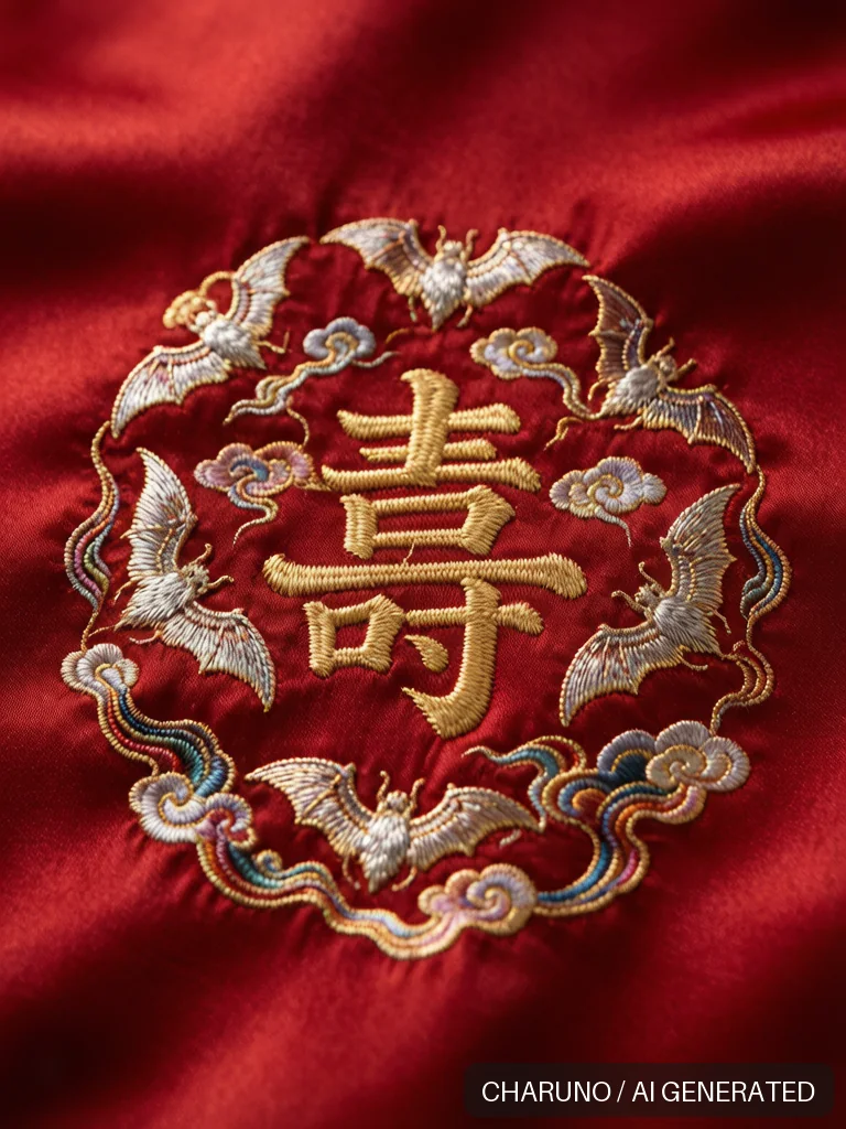 五福捧寿 · 图库，第 4 张生成图片
