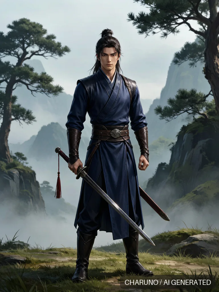 武侠剑客 · 图库,第 8 张生成图片