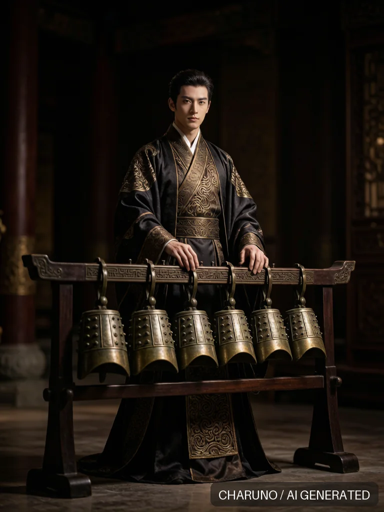 编钟乐师 · 图库，第 8 张生成图片