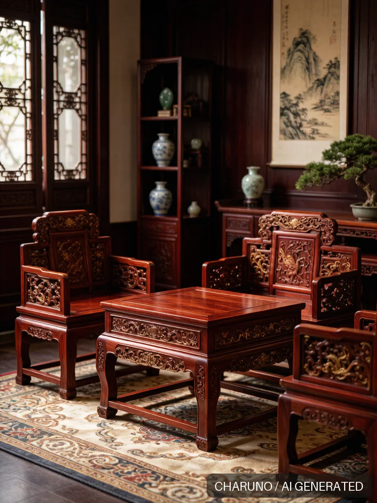 红木家具 · 图库,第 5 张生成图片