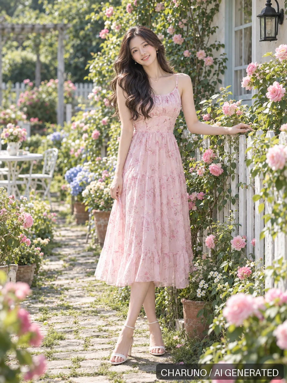 青春靓丽·花园晴日，第 4 张生成图片