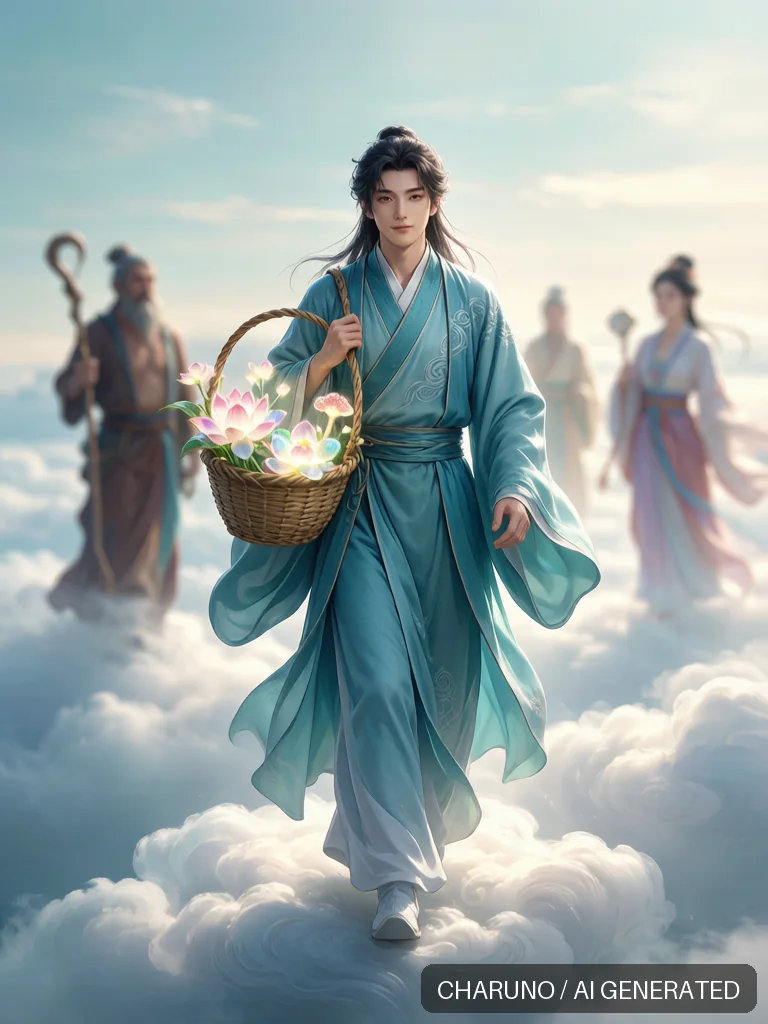 花篮采和 · 图库，第 4 张生成图片