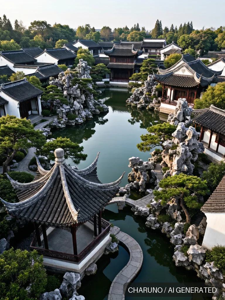 苏州园林 · 图库，第 3 张生成图片