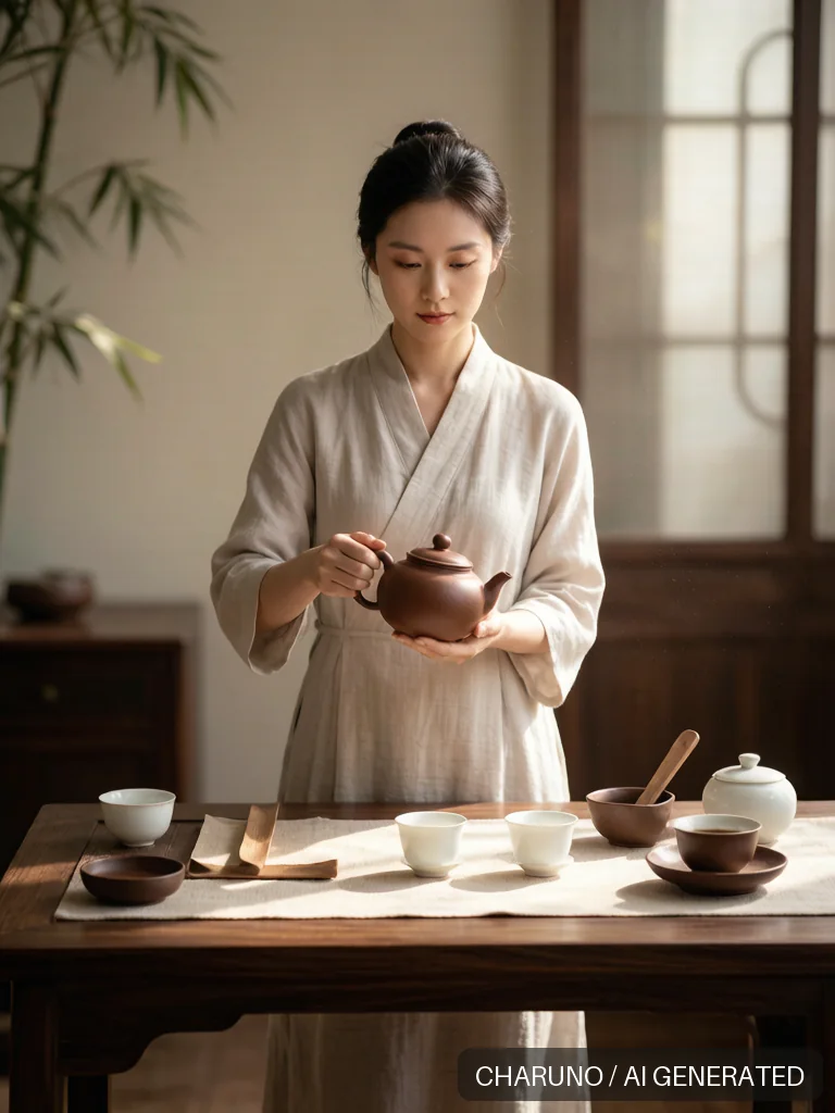 茶艺大师 · 图库，第 8 张生成图片