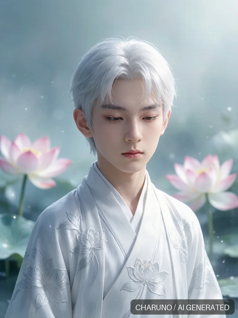莲花童子 · 图库,第 5 张生成图片
