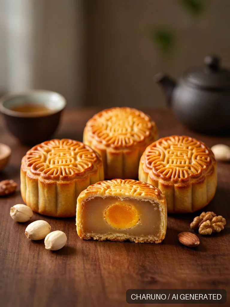 美食月饼 · 图库，第 4 张生成图片