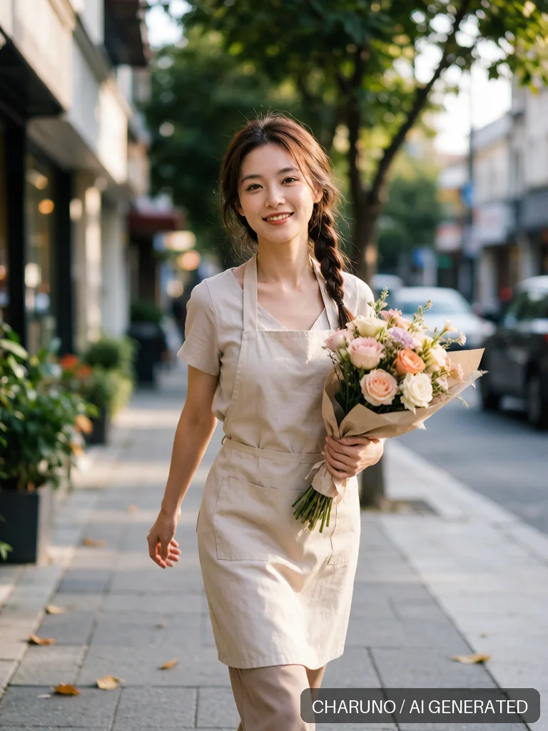 花艺师 · 图库，第 4 张生成图片