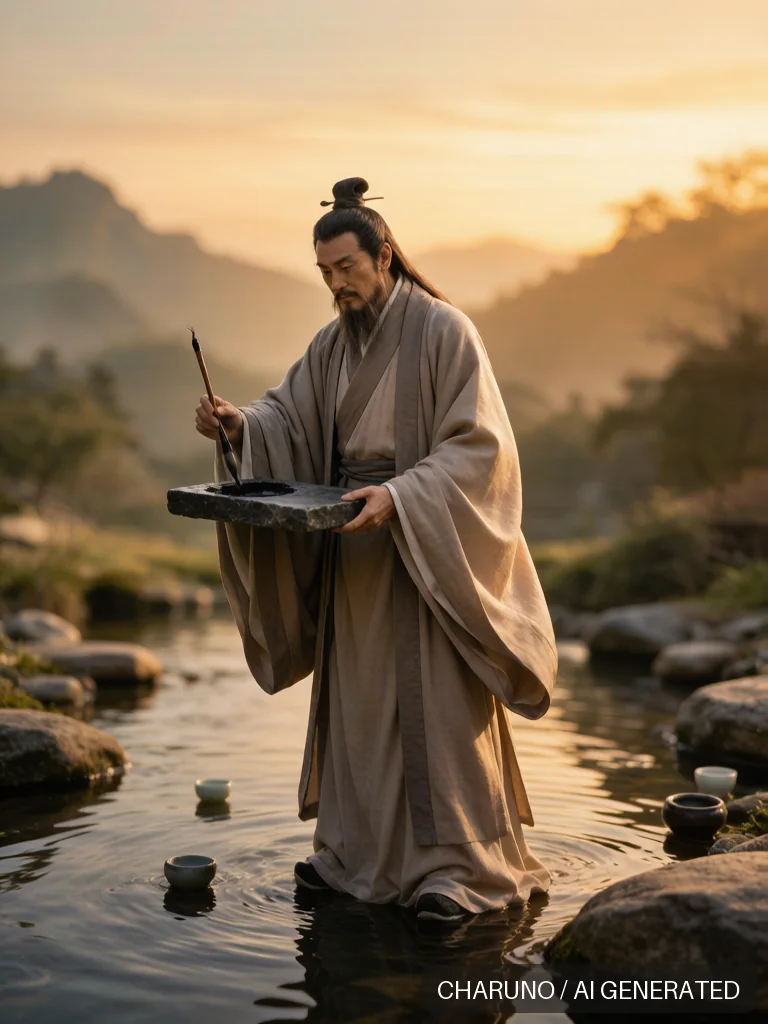 书圣王羲之 · 图库，第 8 张生成图片