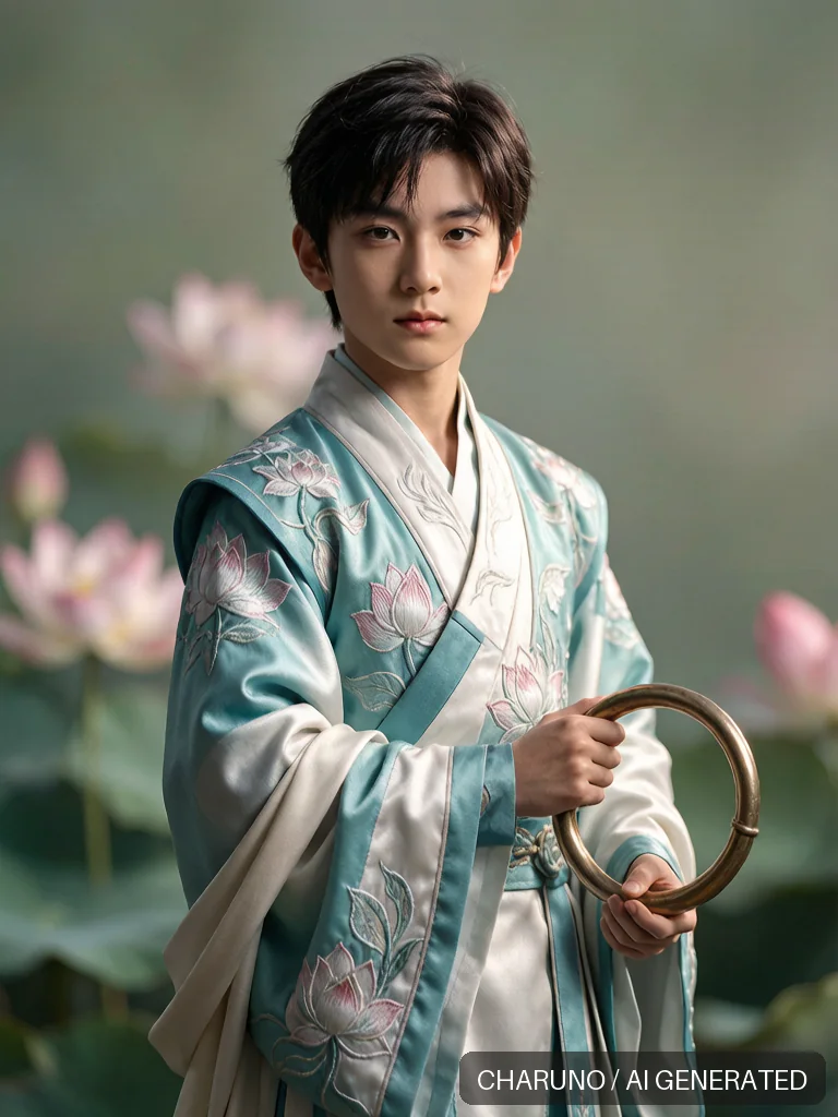 莲花童子 · 图库,第 2 张生成图片