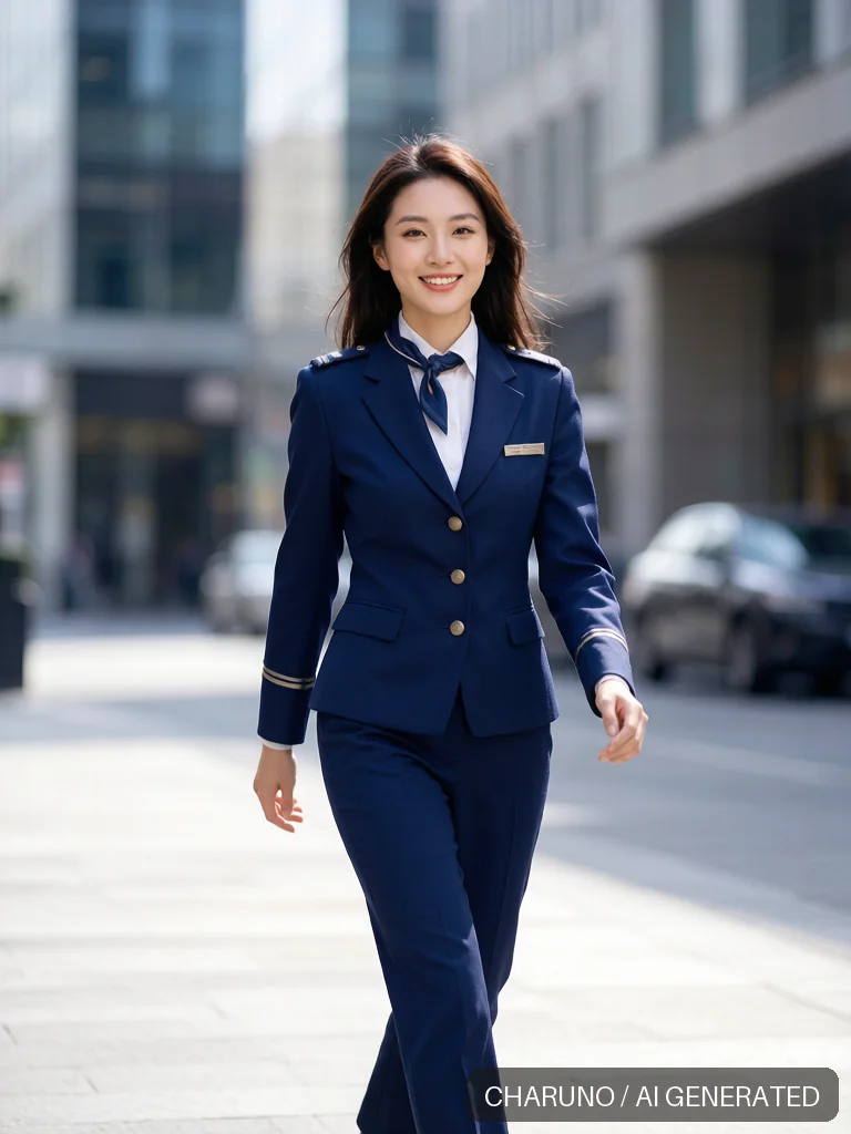 亚洲空乘 · 图库,第 4 张生成图片