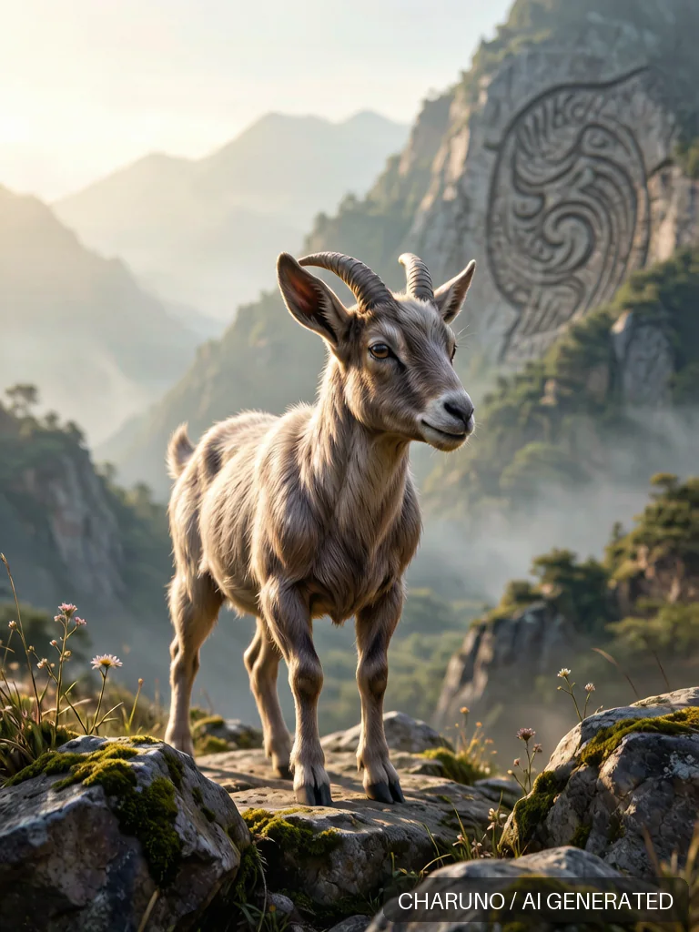 生肖山羊 · 图库，第 5 张生成图片