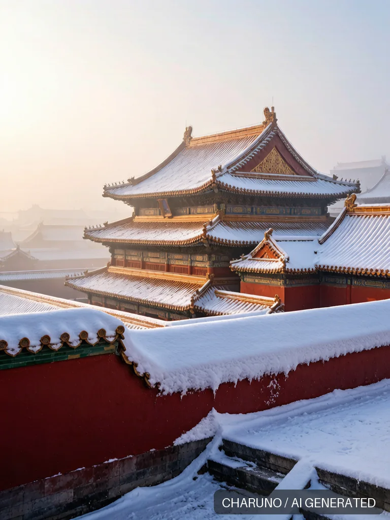 故宫雪景 · 图库，第 7 张生成图片