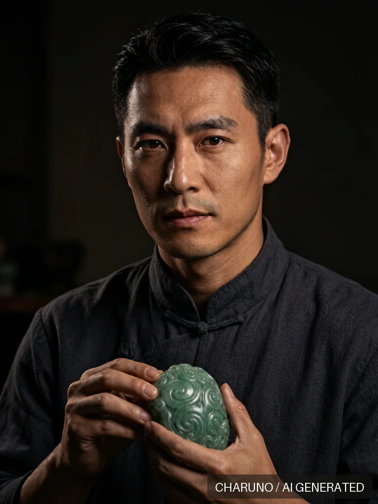玉雕匠人 · 图库,第 2 张生成图片