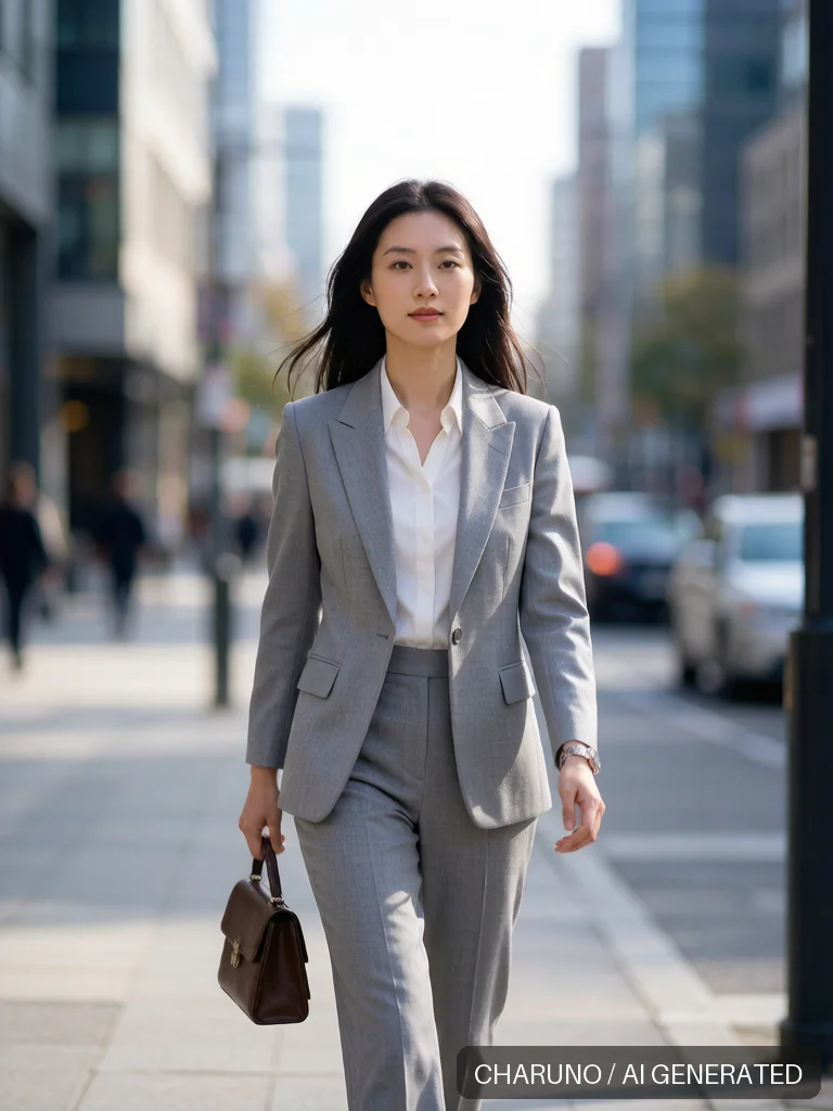 职场知性女性 · 图库，第 4 张生成图片