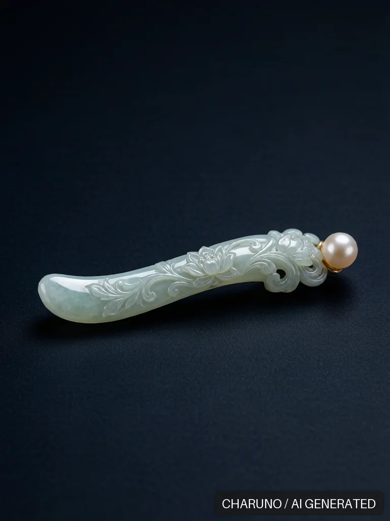 首饰玉簪 · 图库,第 4 张生成图片